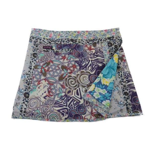 Sommerrock Minirock Wenderock Wickelrock aus Baumwolle -  Eilla Short 148 Im Angebot