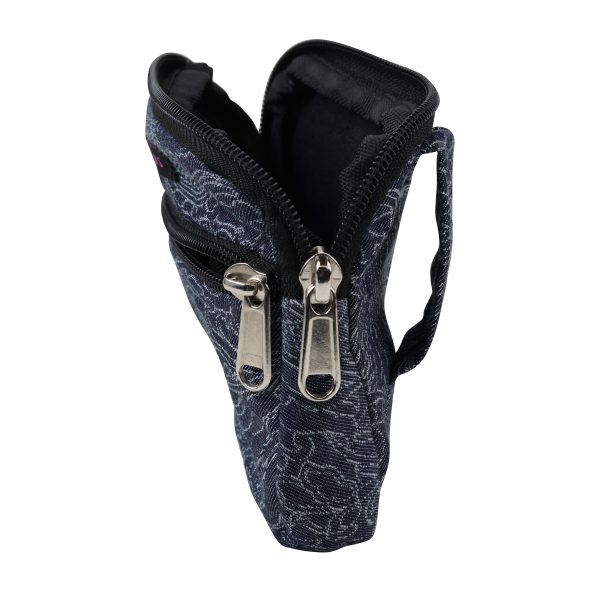 Kleine Beuteltasche (Stoff Jeans Blau-Grau Paisley) für Hundekotbeutel - Kiel 05 1007 Online-Schn?ppchen – Bild 3