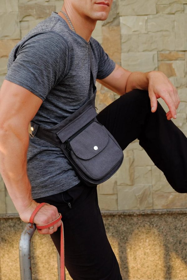 Gassi-Tasche Wasserabweisend mit Pfote&Herz Anthrazit Hannover ZHS 7104 Schn?ppchen – Bild 5