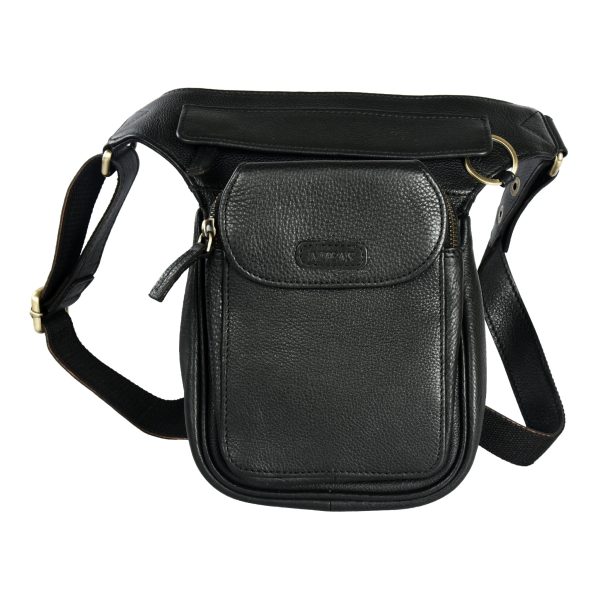 Gassi-Tasche S-XXXL aus Leder Schwarz - Hannover - 1044 Mode