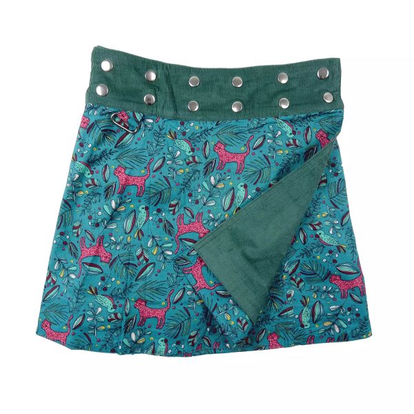 Kinderrock Wenderock Cord Baumwollstoff - Mini-Malk Corduroy 141 Mode – Bild 2