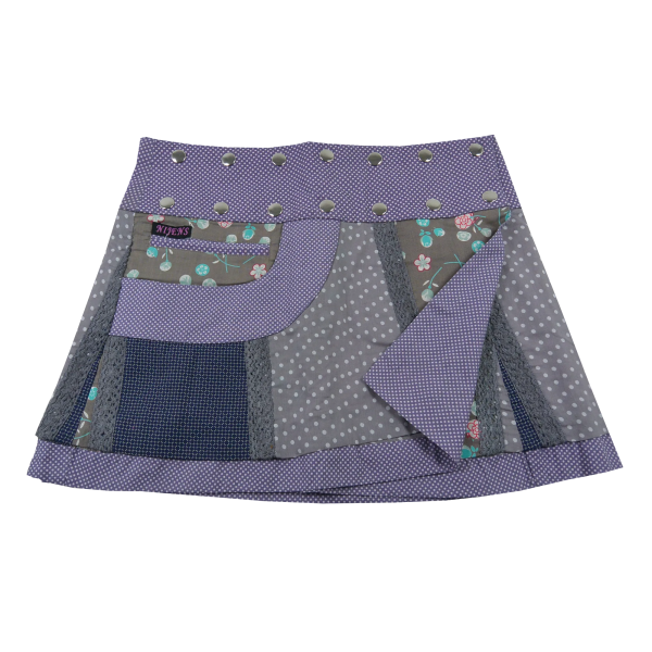 Sommerrock Wenderock Minirock mit Tasche - Chocochip Short 64 Im Angebot
