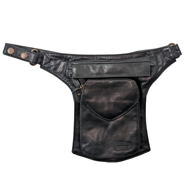 Gassi-Tasche Leder Schwarz S-XXXL - Barcelona HS 35 Zu verkaufen