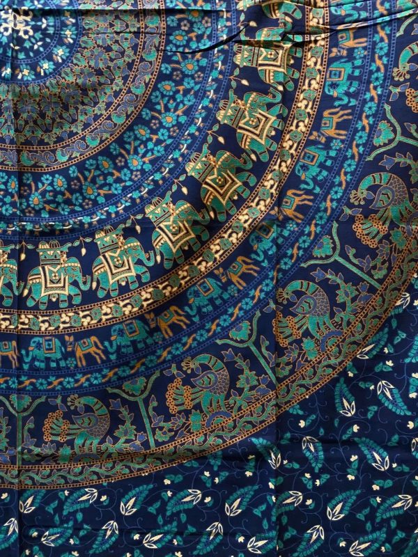 Indische Tagesdecke Mandala Wandtuch Laken  - Dekor Decke klein 263 Schn?ppchen – Bild 2