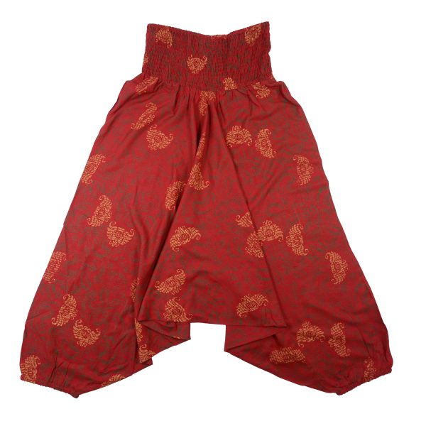 Afghan Hippie Hose Aladin Pants Red - Nijens Shantini 20 Jetzt online
