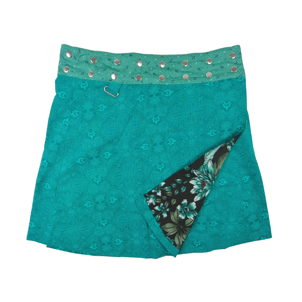 Sommerrock Wenderock Wickelrock Baumwollstoff - Rasmalai W Long 56 Im Angebot – Bild 2