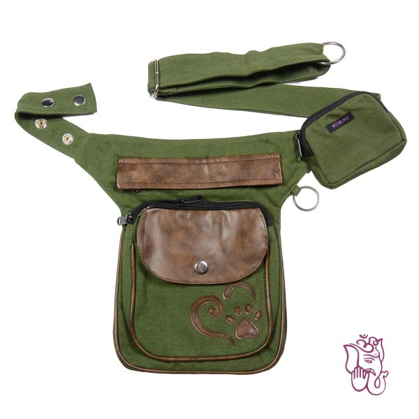 Kleine Beuteltasche Mini Beutel Khaki für Hundekotbeutel - Porto 0262 Jetzt online – Bild 3