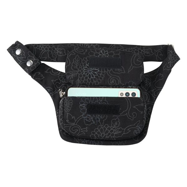 Gassi-Tasche Stoff-Canvas Blumen-Motive Mainz 57 Mode – Bild 2