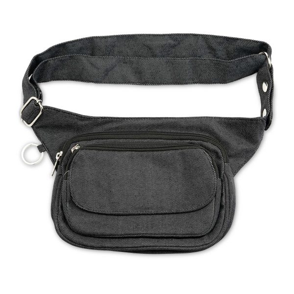 Nijens Hüfttasche Multifunktionale Gassi-Tasche S-XXXL für Hunde (Stoff Jeans Charcoal) - Frankfurt Denim 1 Zu verkaufen