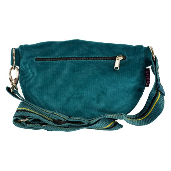 Gassi-Tasche   Crossbodybag, Beltbag aus Cord-Stoff Seegrün - Bangkok 106 Jetzt online – Bild 4