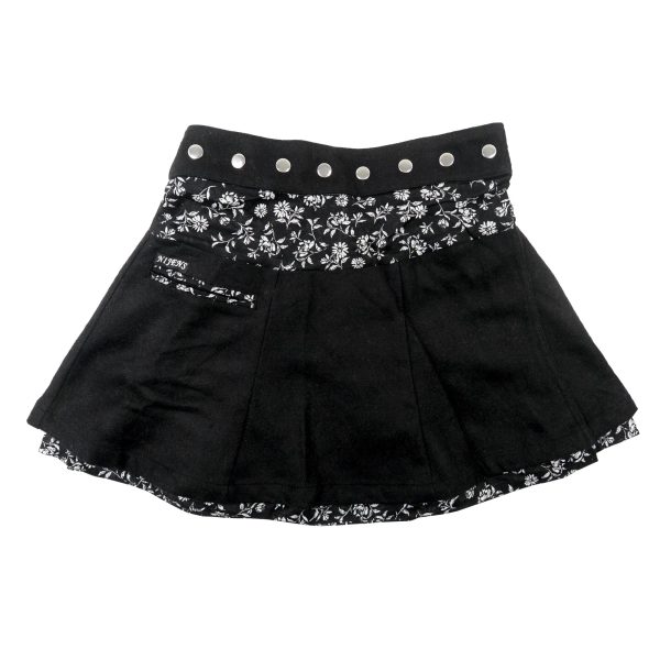 Winterrock Wenderock Wickelrock Minirock Wollrock - Soufflé Tweed Short 63 Online-Schn?ppchen