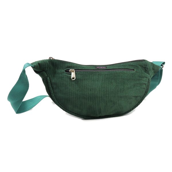 Crossbodybag aus Cord-Stoff Tannengrün - Rishikesh 111 Angebot