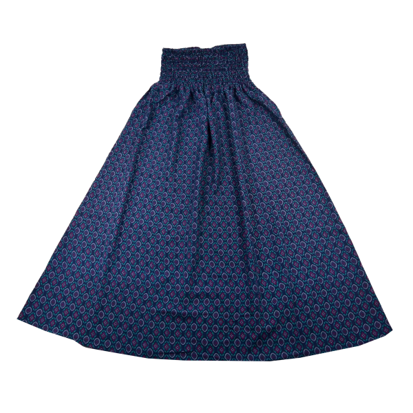 Sommerrock Lang mit elastischem Bund aus Rayon Jaisalmer 07 Online