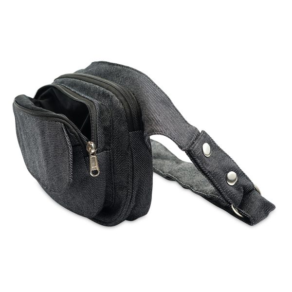 Nijens Hüfttasche Multifunktionale Gassi-Tasche S-XXXL für Hunde (Stoff Jeans Charcoal) - Frankfurt Denim 1 Zu verkaufen – Bild 5