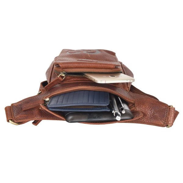 Gassi-Tasche Leder (Pfote&Herz Prägung) S-XXXL - Hannover NJ-25 8048 Online – Bild 3