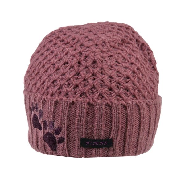 Wollmütze, kurze Beanie Mütze Altrosa zwei Varianten  - ORLEILA 31 Angebot