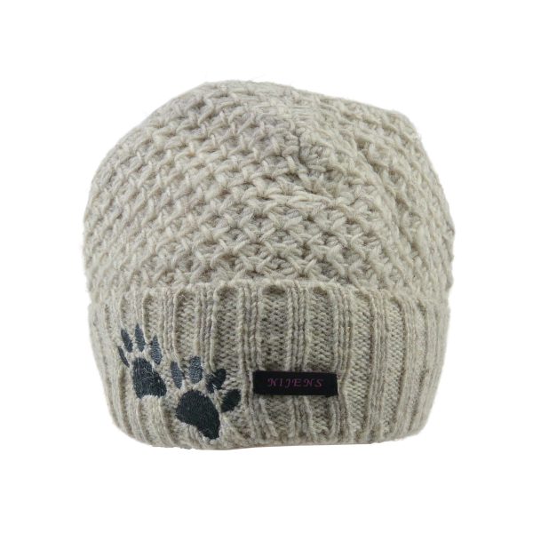 Wollmütze, kurze Beanie Mütze Naturweiß - ORLEILA 40 Online-Schn?ppchen