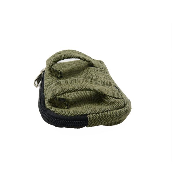 Kleine Beuteltasche mit Gürtelschlaufen Two Tone Olive 23 Milan 03023 Online – Bild 2