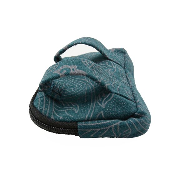 Kleine Beuteltasche aus bedrucktem Baumwollstoff (Om-Print) mit Gürtelschlaufen Milan 0309 Zu verkaufen – Bild 2