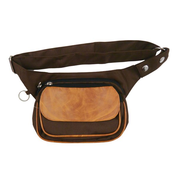 Gassi-Tasche Bauchtasche S-XXXL wasserabweisend, Dunkelbraun - Frankfurt 7337 Verkauf