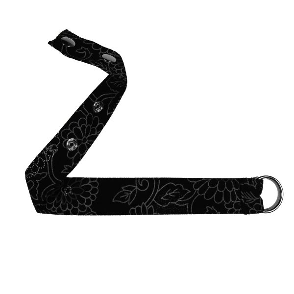 Gürtel-Verlängerung XXXL Hüfttaschen Black Flowers 57 Rabatt