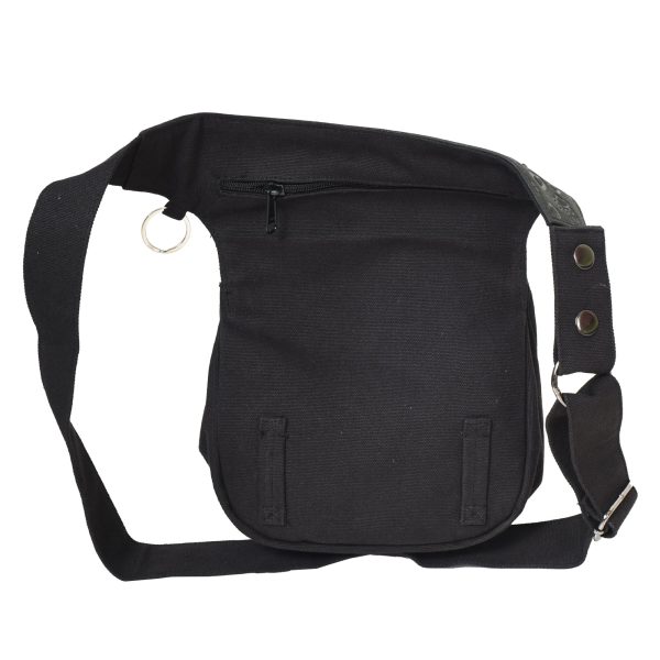 Gassi-Tasche Vintage Leder Pfote&Herzprägungen, S-XXXL - NJ-Hannover HS 4822 Rabatt – Bild 3