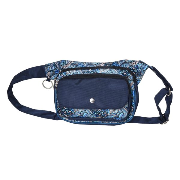 Gassi-Tasche Wasserabweisende (Nylon Saphirblau Paisley) - Frankfurt 71313-P6 Schn?ppchen
