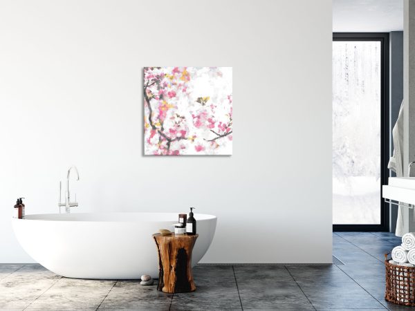 Kirschblüten, Glasbild Quadratisch Verkauf – Bild 4