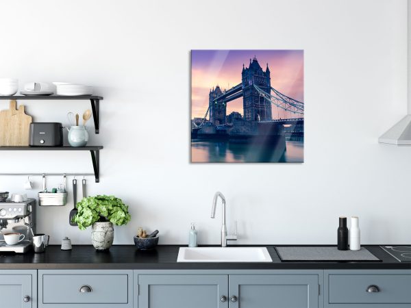 London, Glasbild Quadratisch Mode – Bild 3