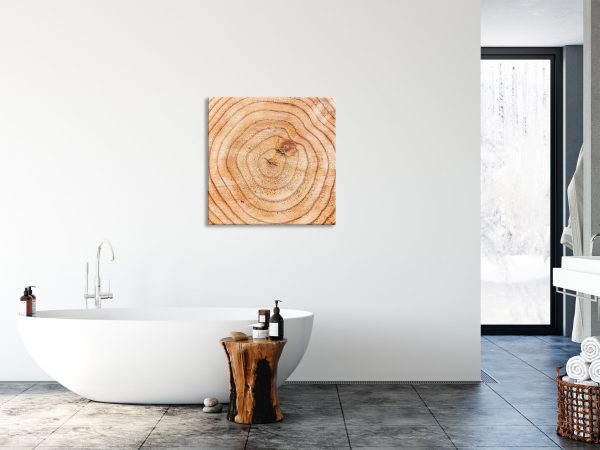 Baumringe, Glasbild Quadratisch Online-Verkauf – Bild 4