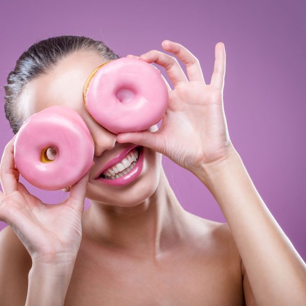 Lustige Donuts, Glasbild Quadratisch Im Angebot – Bild 5