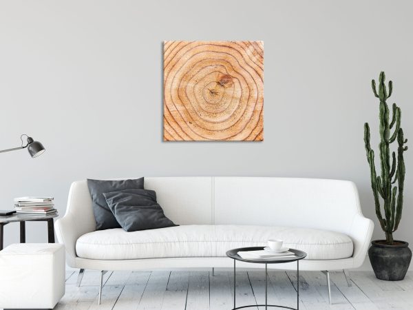 Baumringe, Glasbild Quadratisch Online-Verkauf – Bild 2